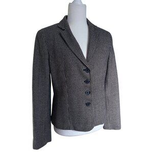 Vintage Lauren by Ralph Lauren houndstooth blazer Size 8